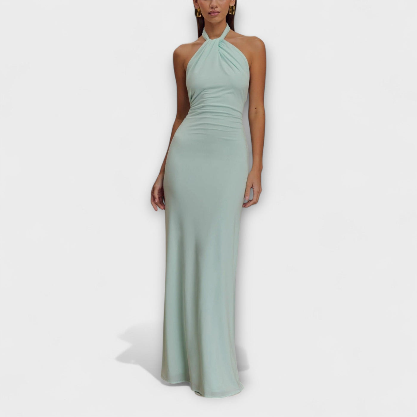 Laguna - Abito Maxi Slinky con Scollo Halter