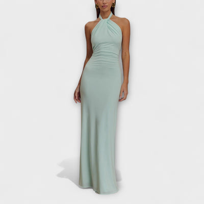 Laguna - Abito Maxi Slinky con Scollo Halter