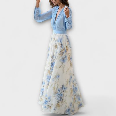 Harper - Abito Maxy Fiori Brillante