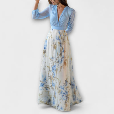 Harper - Abito Maxy Fiori Brillante