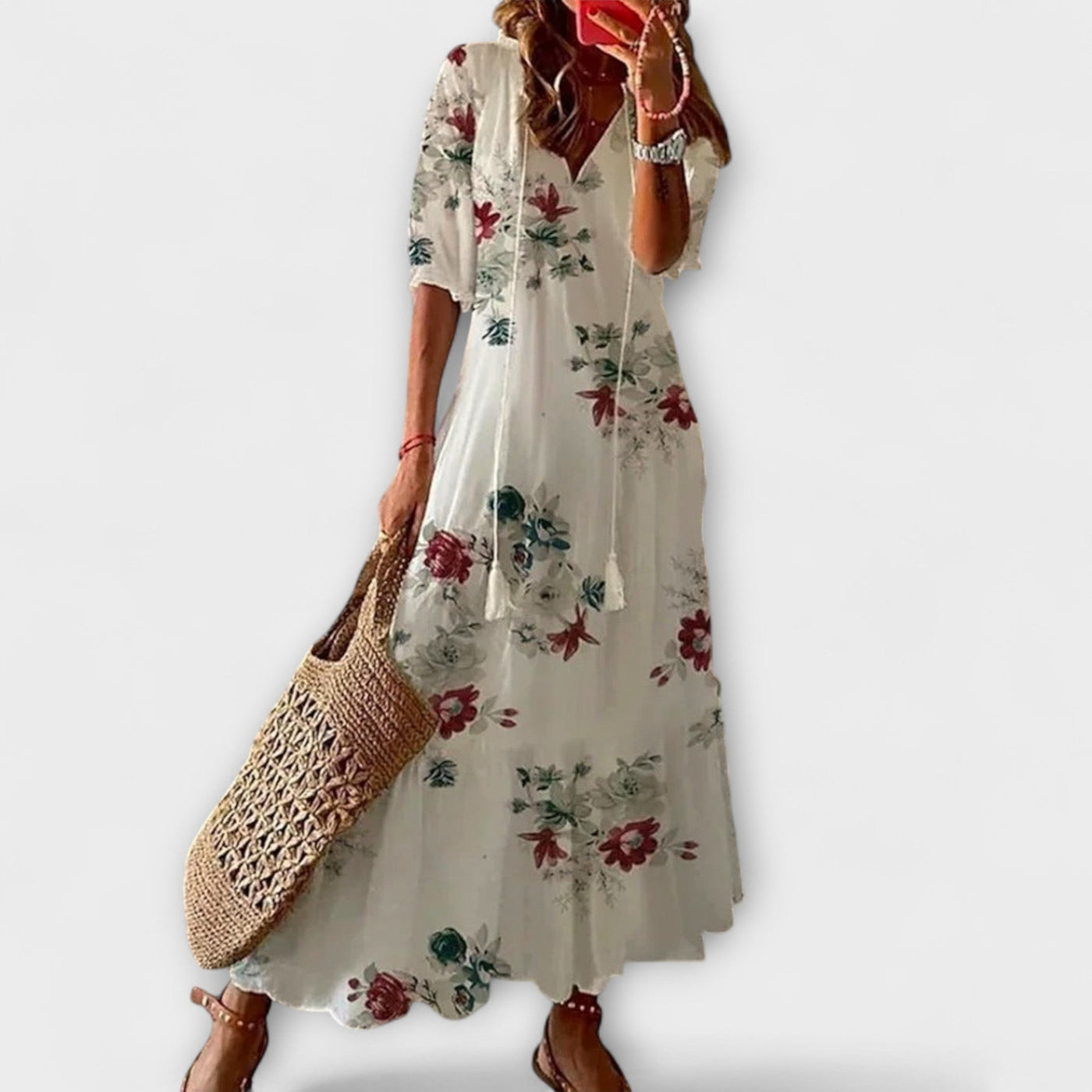 Anna – Abito Estivo Bohemien da Donna con Silhouette Fluttuante