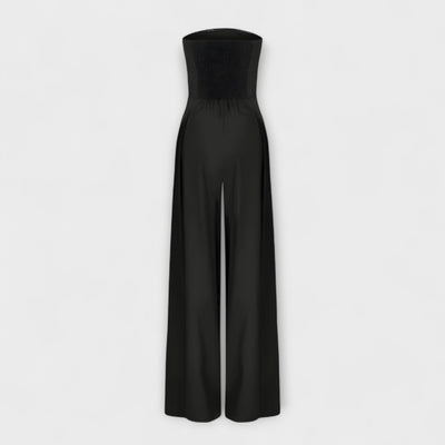 Amélie - Elegante Jumpsuit Senza Spalline - Nero