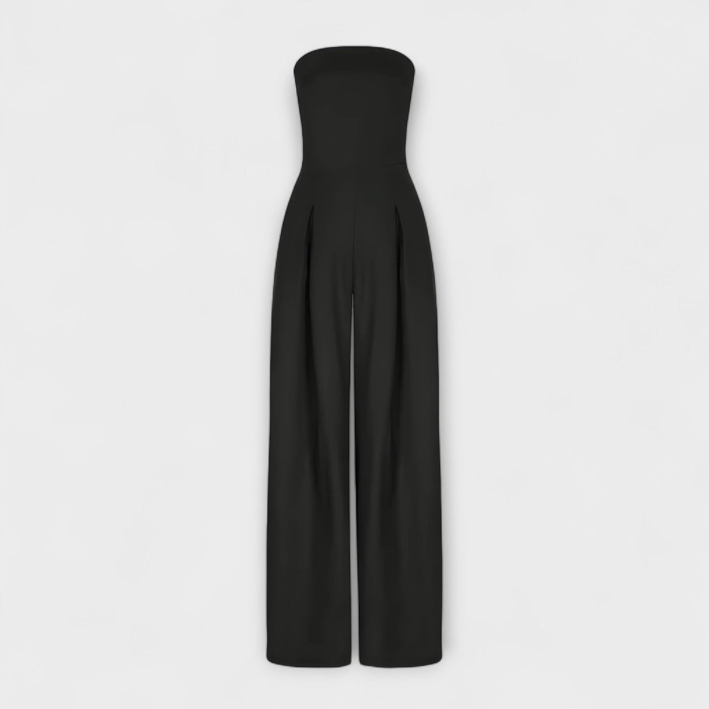 Amélie - Elegante Jumpsuit Senza Spalline - Nero