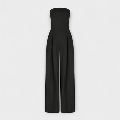 Amélie - Elegante Jumpsuit Senza Spalline - Nero