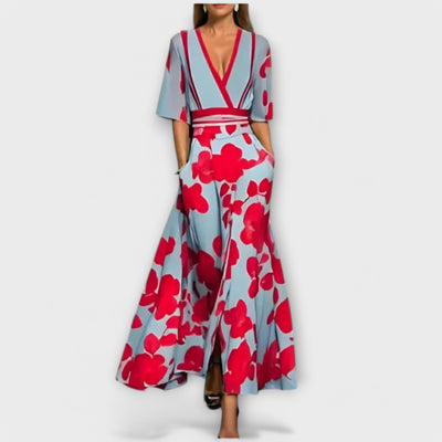 Elise - Elegante Abito Tubino Floreale