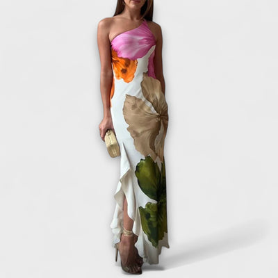 De Sapphire - Elegante Vestito Maxi Patchwork