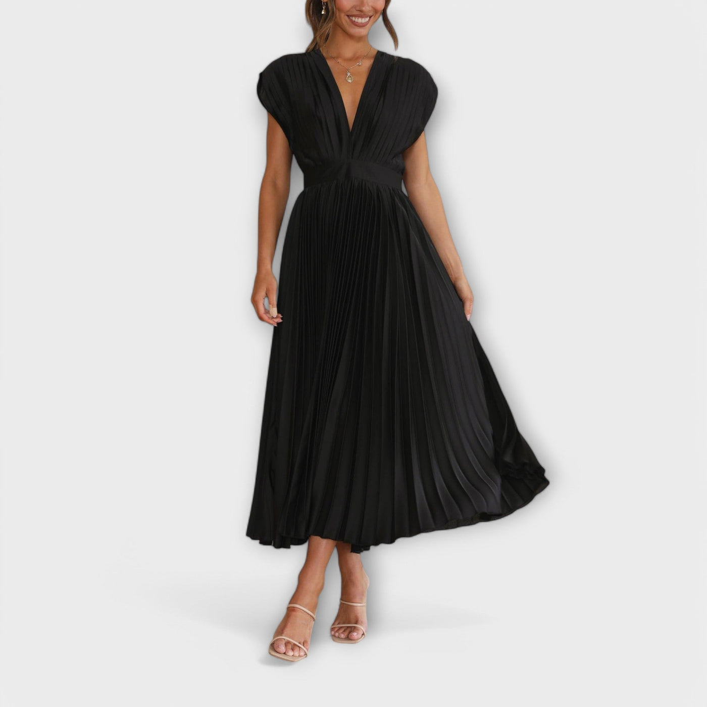 Maria - Abito a Pieghe Elegante