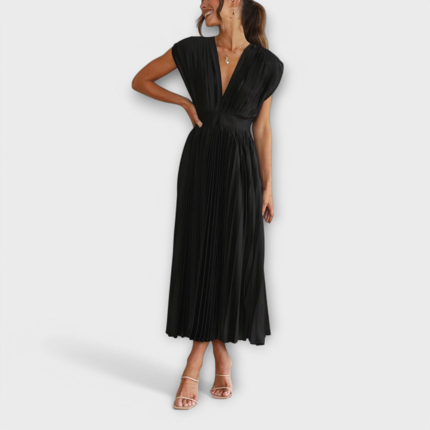Maria - Abito a Pieghe Elegante