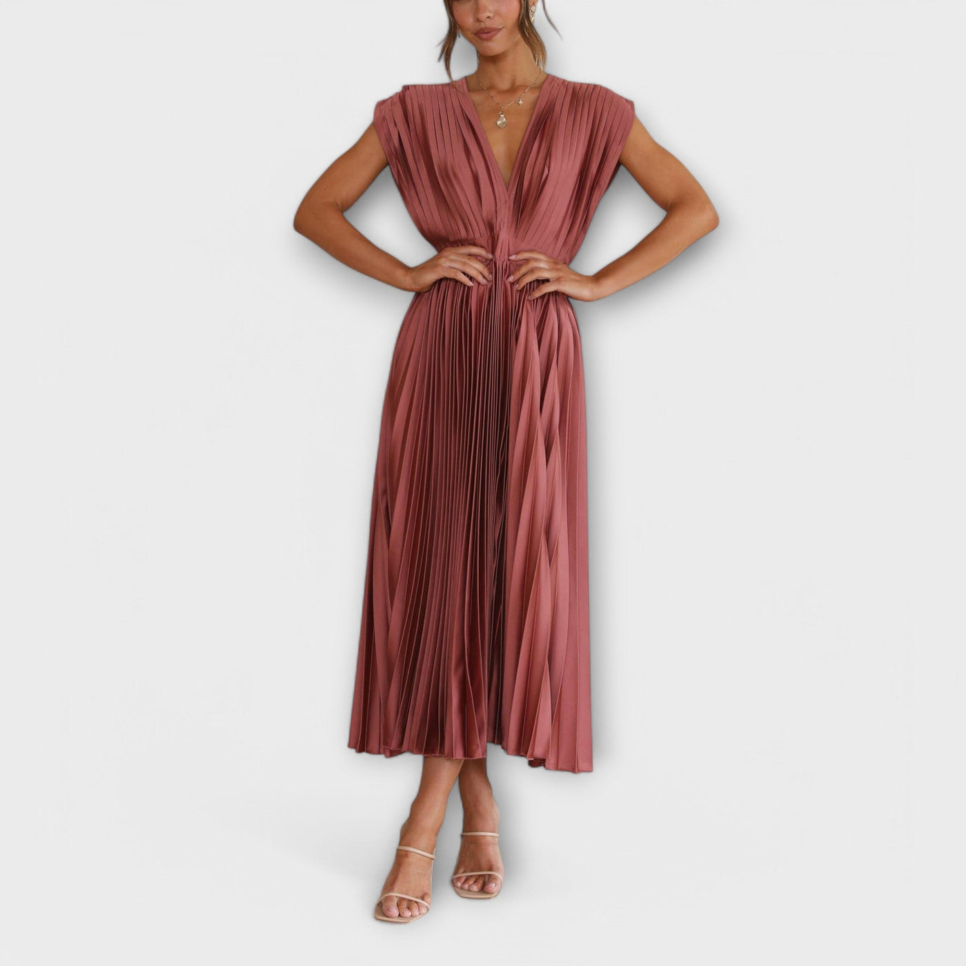 Maria - Abito a Pieghe Elegante