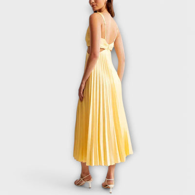 Aurora - Elegante Abito da Sera midi con plissé