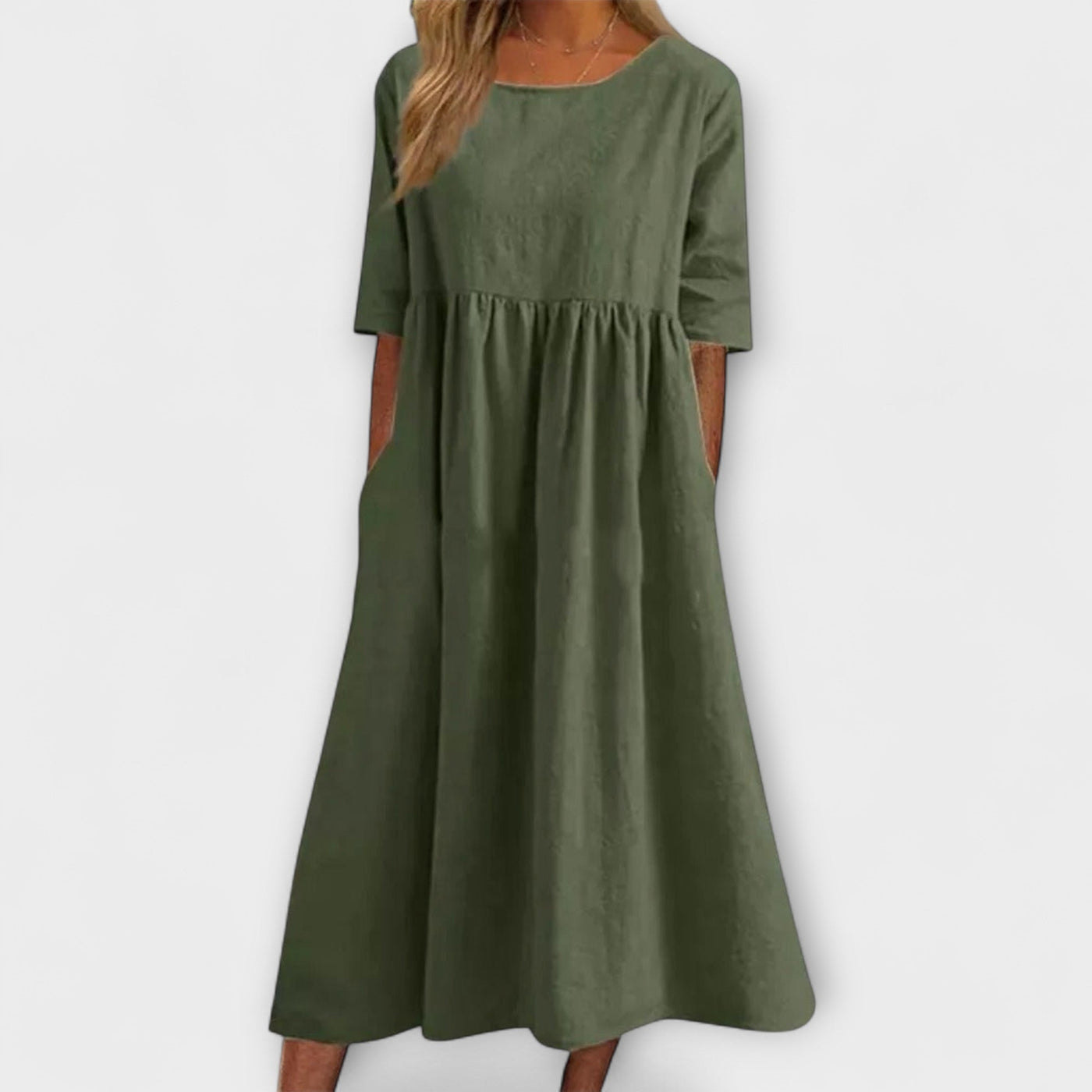Anja - Abito che Copre la Pancia - Verde